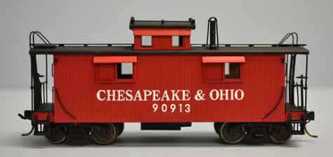 Southwind brass caboose, red