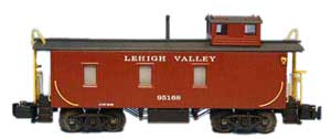 Lehigh Valley wood caboose