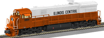 Illinois Central U33c diesel