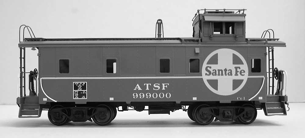 Santa Fe brass caboose