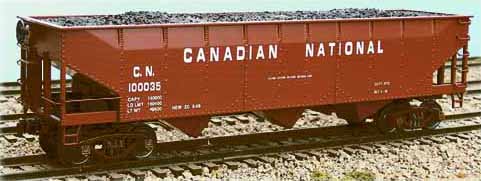 Canadian National 3-bay hopper