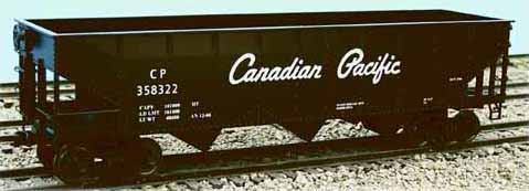 Canadian Pacific 3-bay hopper