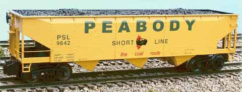 Peabody Coal 3-bay hopper