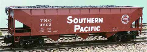 Southern Pacific three-bay open hopper car