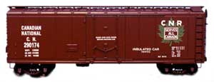 Canadian National plug door reefer car