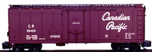 Canadian Pacific plug door reefer car