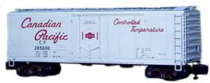 Canadian Pacific plug door reefer car