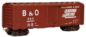 Baltimore & Ohio Sentinel box car
