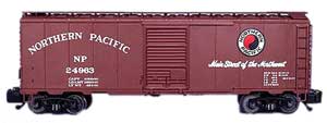 Northern Pacific 40-ft. box car