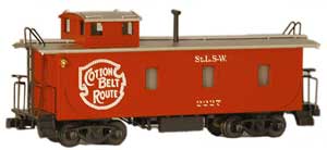 Cotton Belt wood caboose