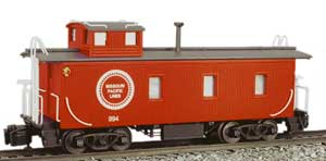 Missouri Pacific wood caboose