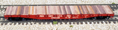Pennsylvania flat car