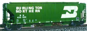Burlington Northern covered hopper