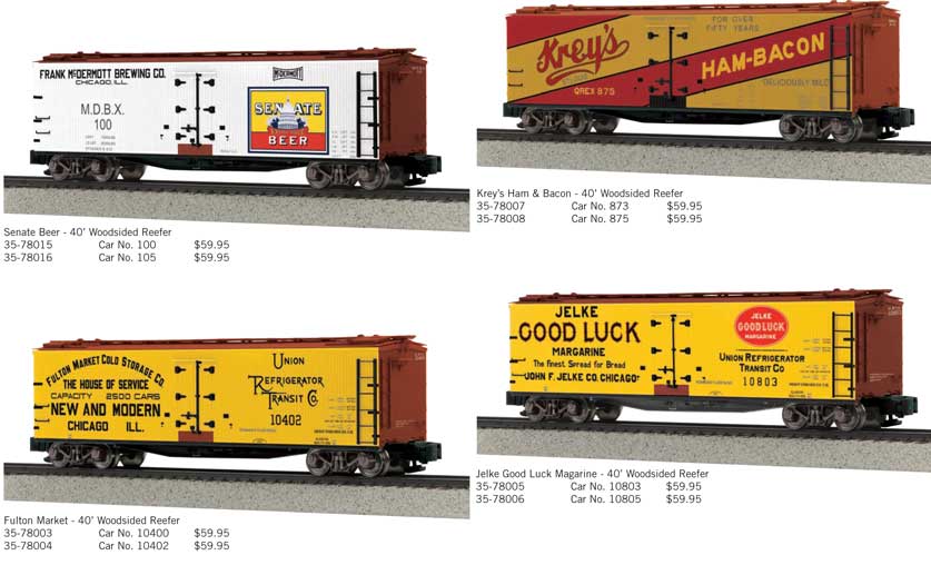 Billboard reefers from MTH