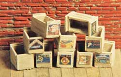 empty produce crates